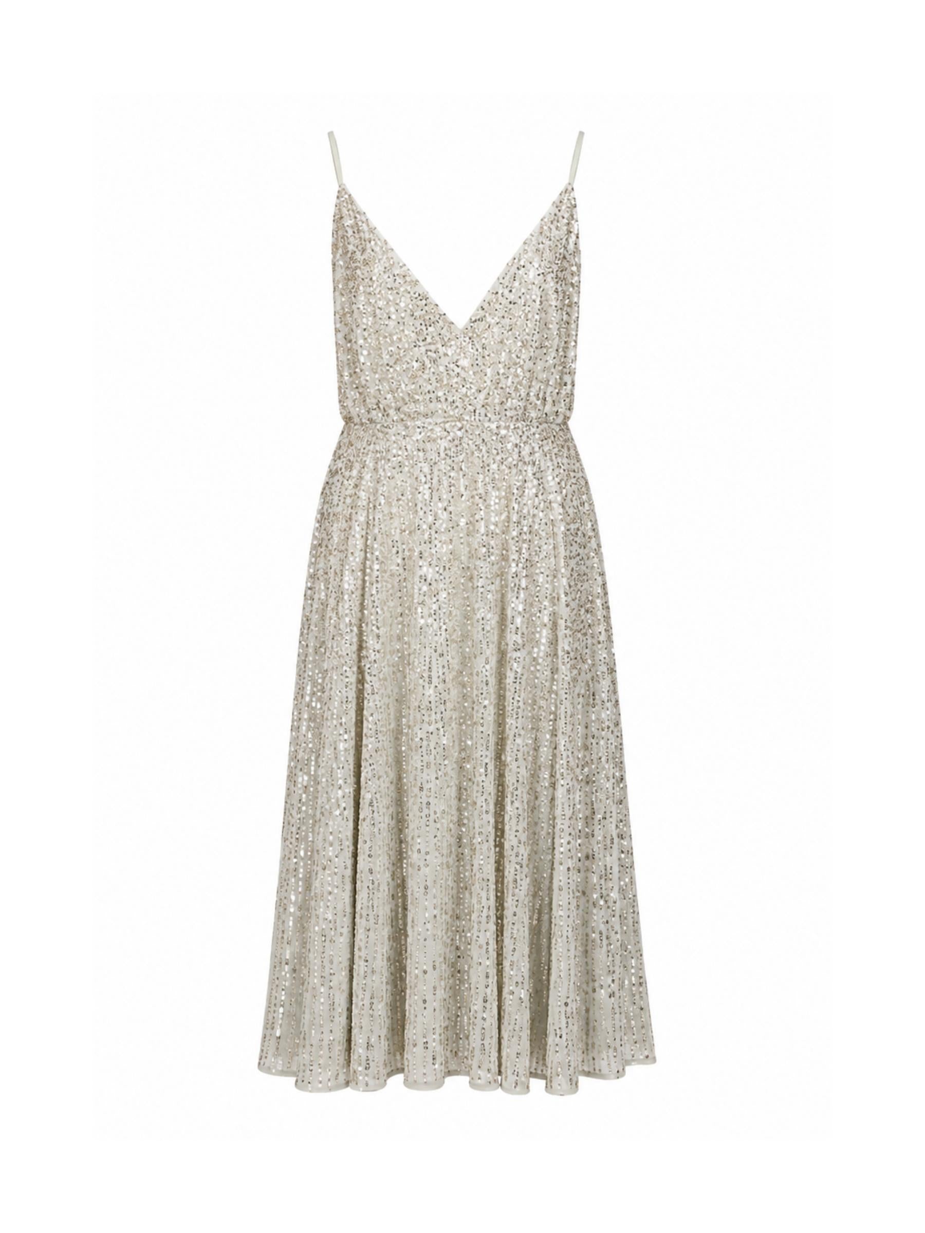 asos design embellished dress Cami – Poppy's Boutique color:DEEP NAVY Alexander McQueen - Women's feb2026mds The ASOS DESIGN embellished