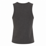 GANNI Ribbed Logo Tank