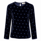 Twenty-Seven Names Velvet Heart Top