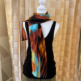 Wynn Hamlyn Abstract Print Scarf – Multi