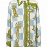 ALÉMAIS Silk Print Shirt