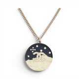 Chanel Crystal CC Pendant Necklace