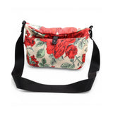 GANNI Floral Crossbody Bag – Red Rose Print