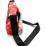 GANNI Floral Crossbody Bag – Red Rose Print