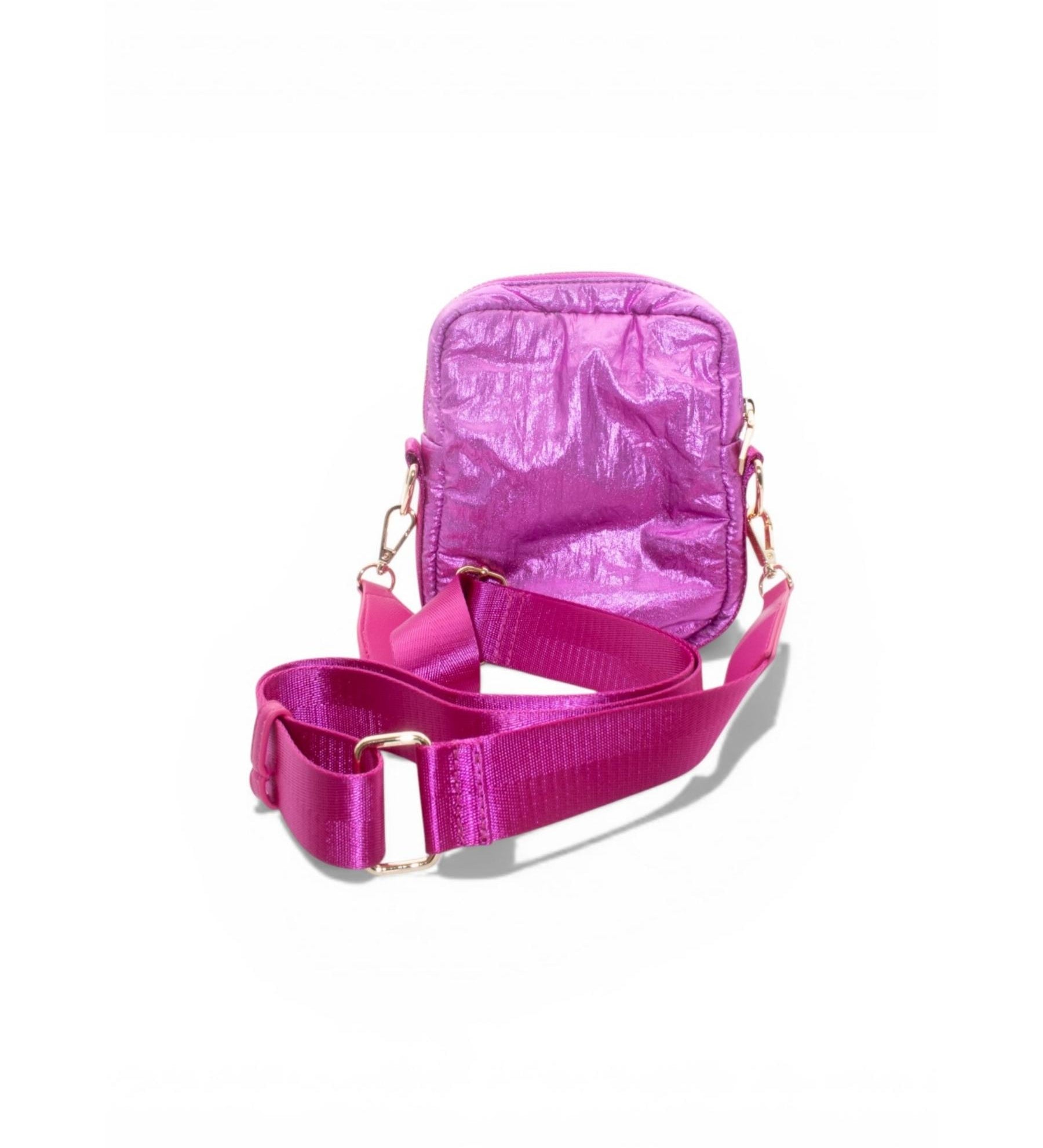 Gorman Metallic Quilted Mini Crossbody Bag