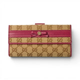 Gucci Canvas Mayfair Continental Wallet
