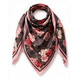 Kate Sylvester Rose Print Scarf