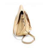 Karen Walker Metallic Leather Backpack – Gold