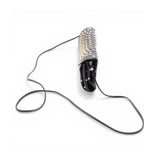 Lola Cruz Studded Leather Crossbody Bag