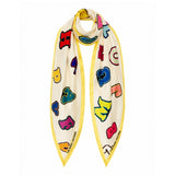 Marc Jacobs Alphabet Silk Scarf