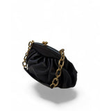 Ralph Lauren Calfskin Leather Chain Clutch Bag
