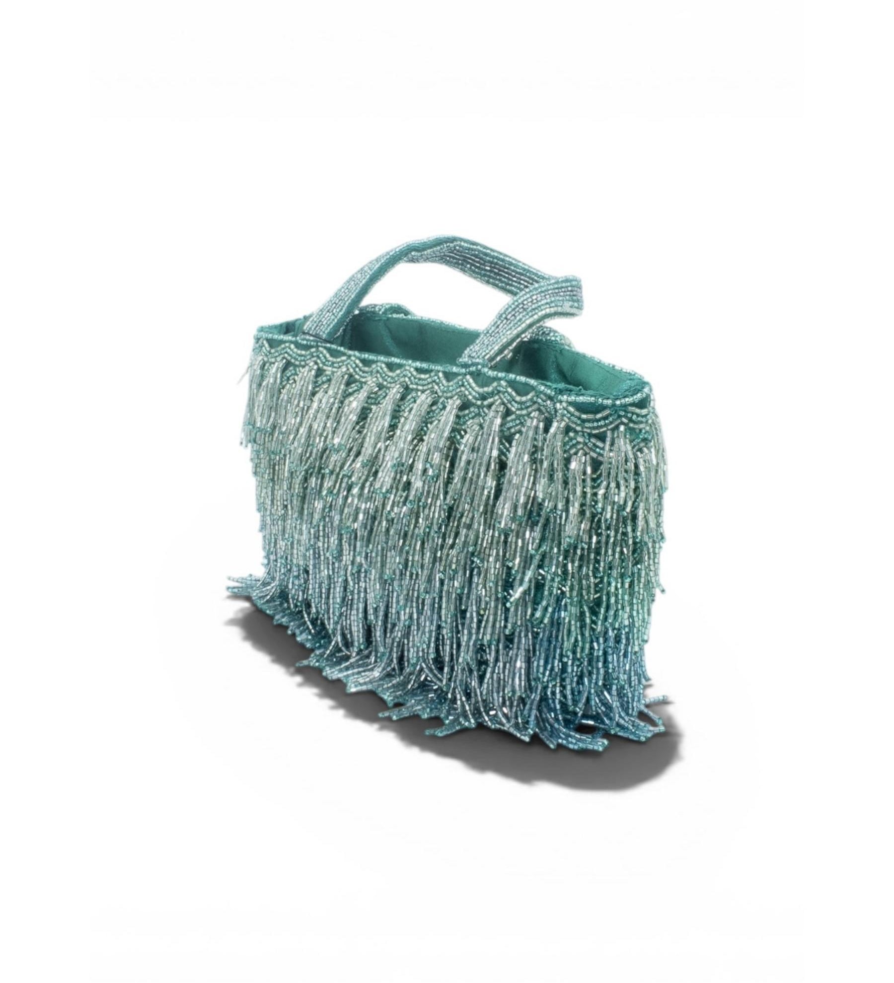 Zara Beaded Fringe Mini Bag