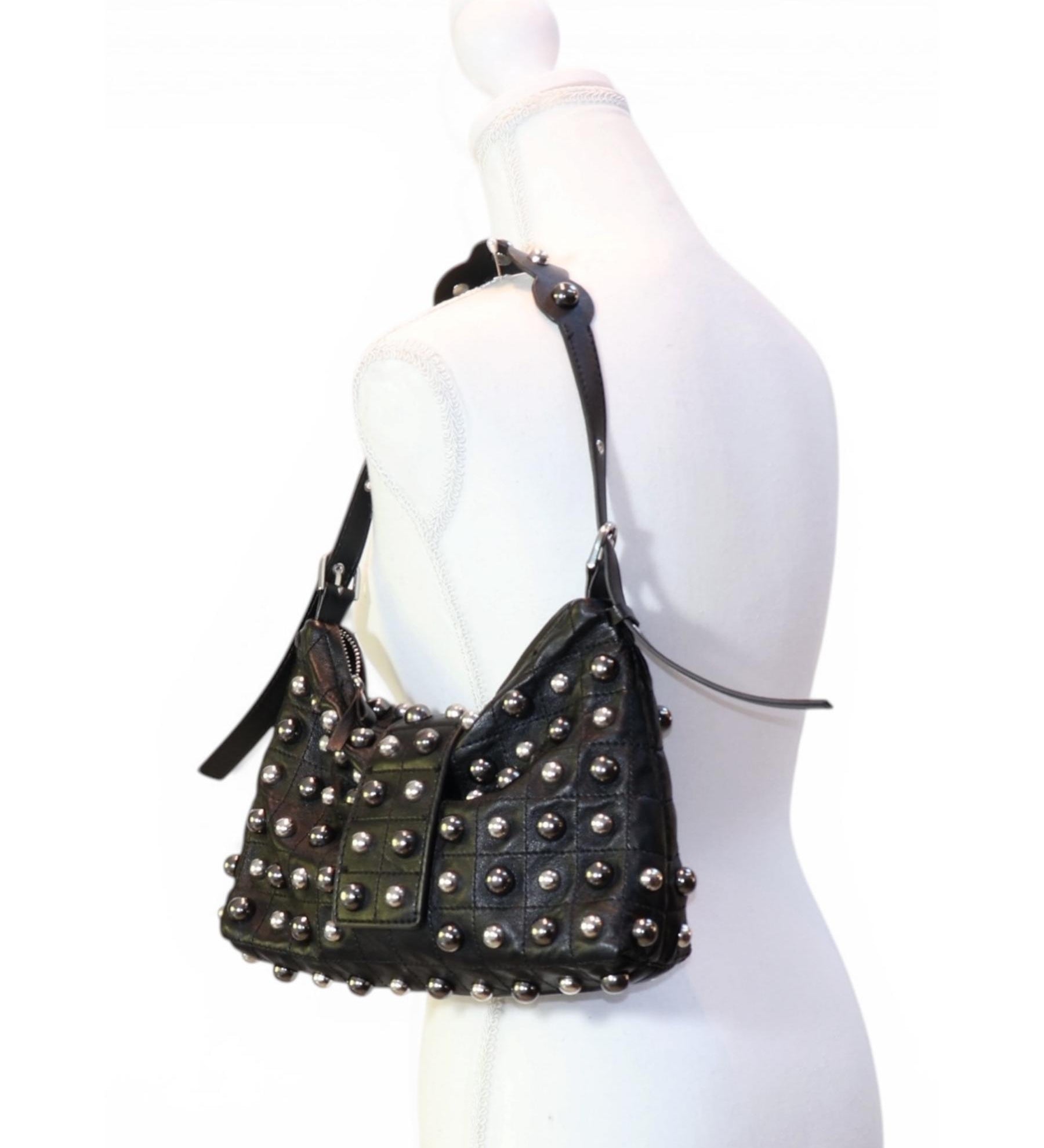 Zara Studded Shoulder Bag