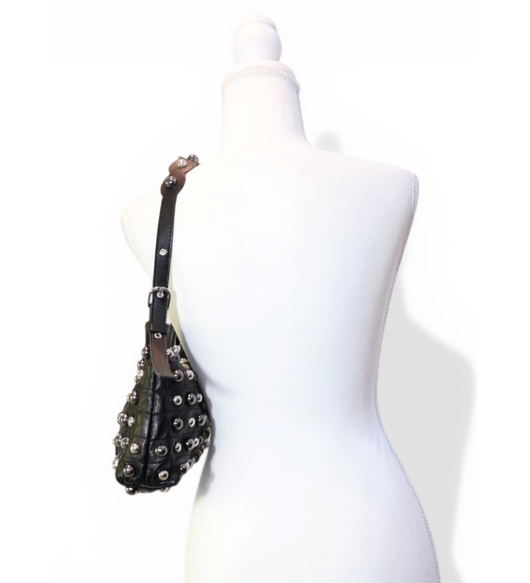 Zara Studded Shoulder Bag