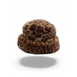 Zara Leopard Faux Fur Bucket Hat