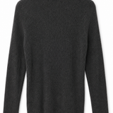Marle Merino Blend Rib Knit Polo Top