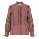 Karen Walker Organic Cotton Ruffle Shirt