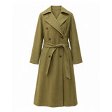 Karen Walker Olive Wool Trench Coat