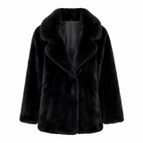 H&M Black Faux Fur Jacket