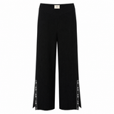 Aje Ribbed Knit Wide-Leg Pant