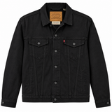 Levi's Premium Black Denim Jacket – Size XL