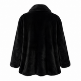 H&M Black Faux Fur Jacket