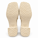 Gucci Mystic White Rubber Platform Slide Sandals – Size 37