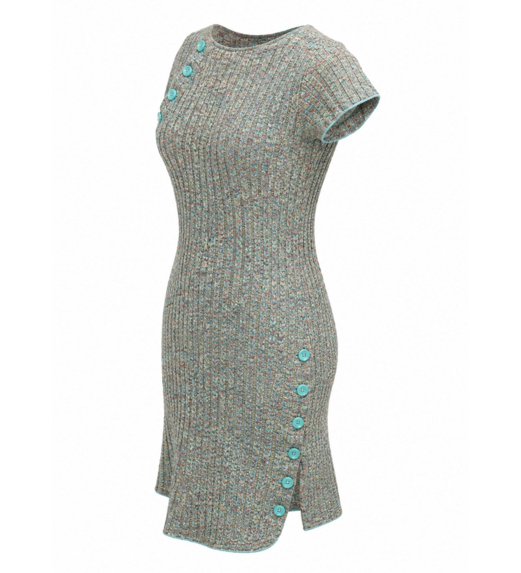 Arthur Apparel “Lulue” Space Dye Knit Mini Dress