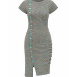 Arthur Apparel “Lulue” Space Dye Knit Mini Dress