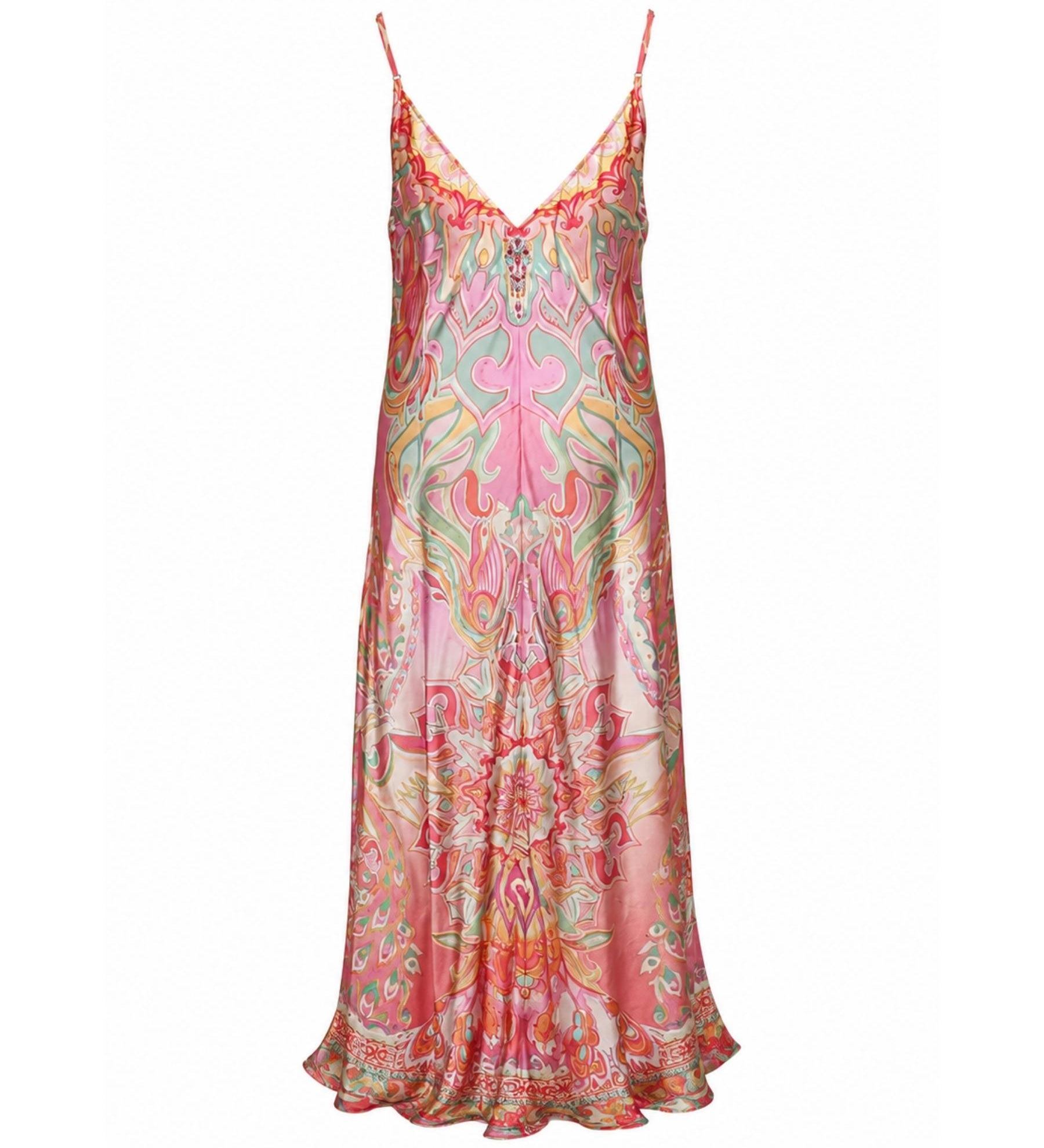 Camilla “Tea With Tuschinski” Bias Cut Slip Dress