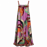 Camilla “Giza Goddess” Wide Strap Sundress