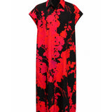 Dries Van Noten Sleeveless Floral Shirt Dress