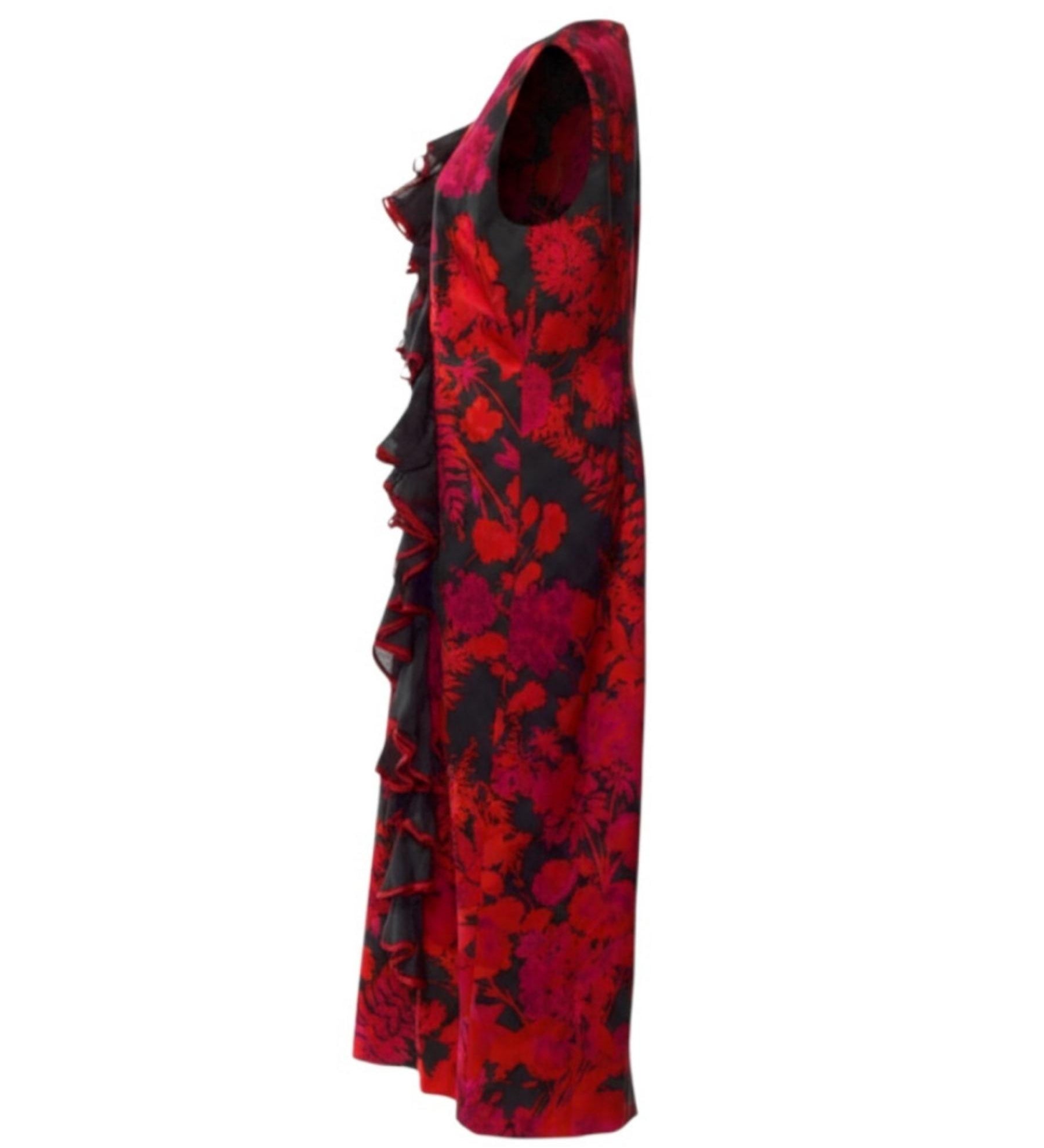 Dries Van Noten Floral Print Long Dress