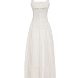 Frankies Bikinis Tiered Maxi Dress