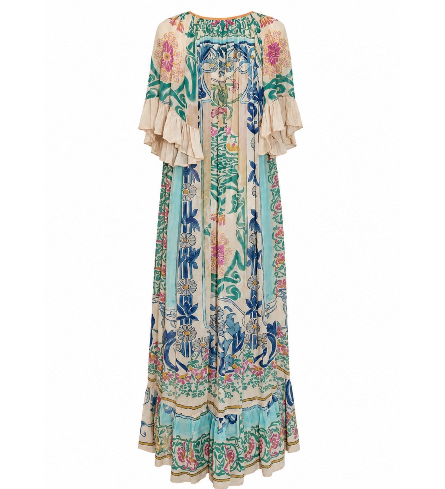 Free People “Lili” Button-Front Floral Dress