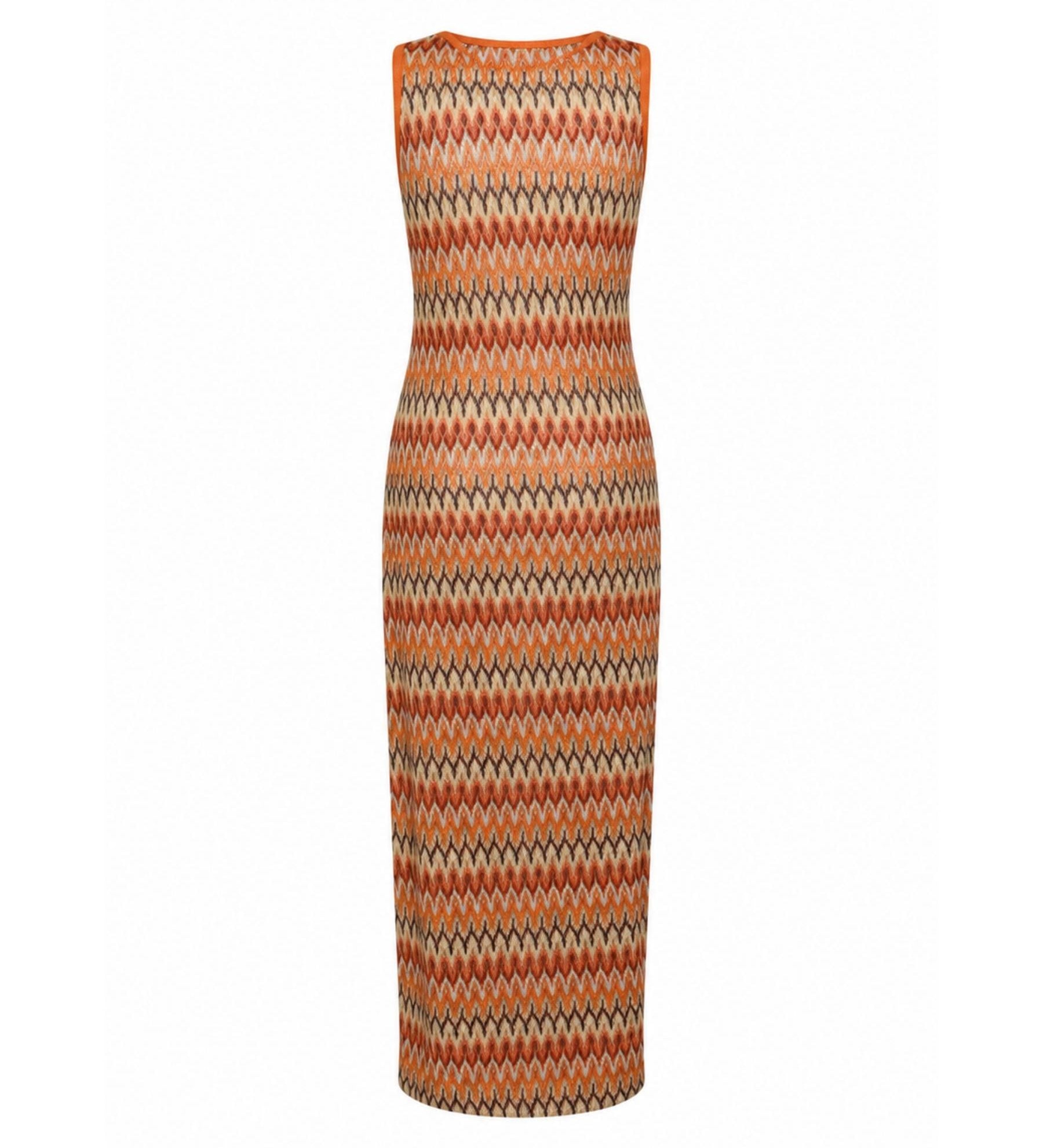 Heaven Australia “Terra Rae” Zig Zag Maxi Dress