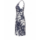 Kate Spade New York Navy & White Floral "Tanner" Fit & Flare Dress