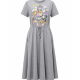 Sylvester by Kate Sylvester Daffodils Jersey Midi Dress