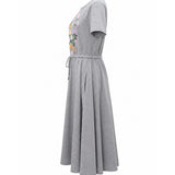 Sylvester by Kate Sylvester Daffodils Jersey Midi Dress