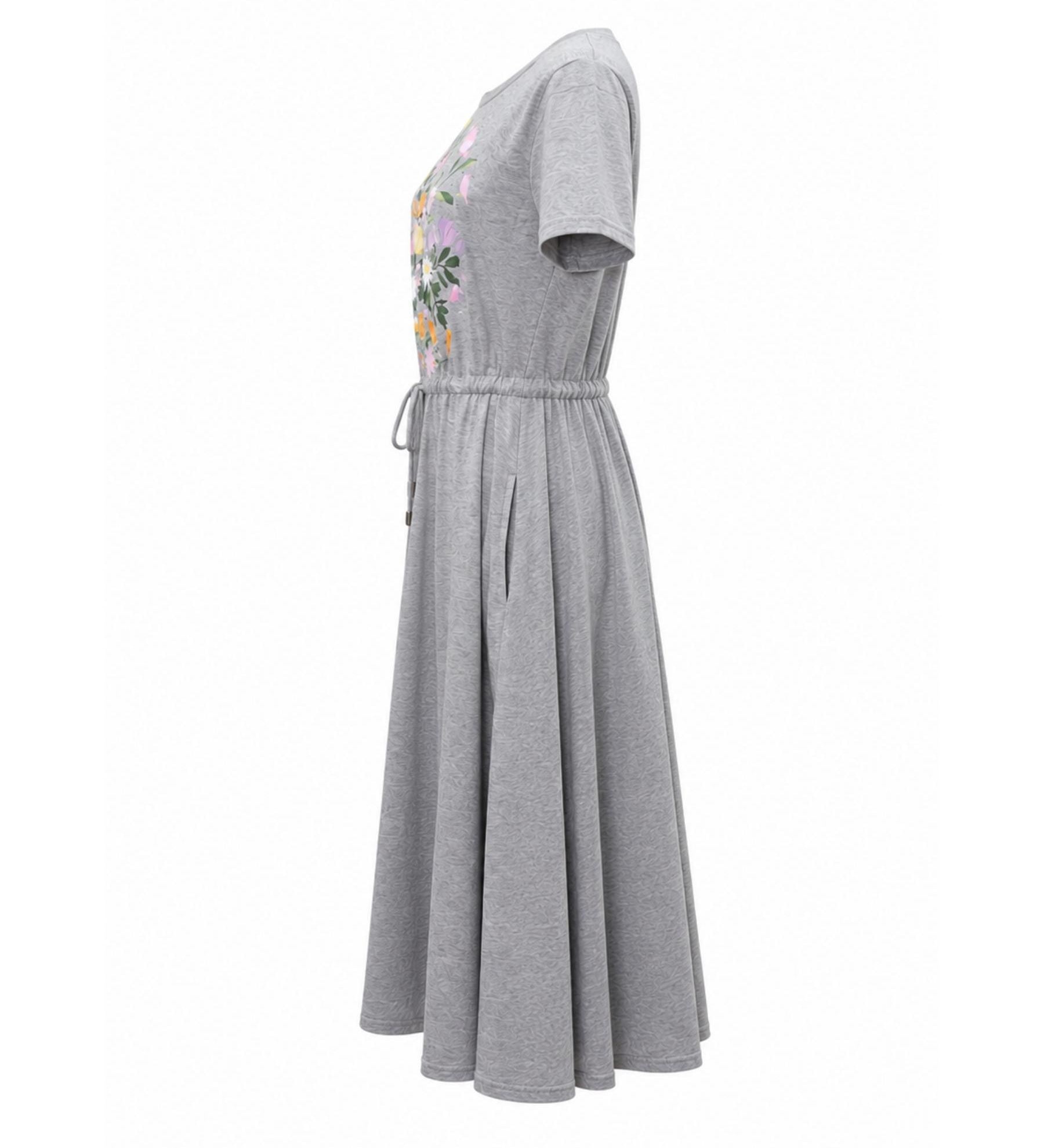 Sylvester by Kate Sylvester Daffodils Jersey Midi Dress