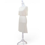 Sylvester by Kate Sylvester Ivory Floral Lace Midi Dress