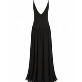 Miss Crabb “Deepest Darkest” Silk Dress