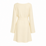 MESHKI “Kassie” Belt Tie Knit Dress