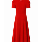 Maggie Marilyn "It's Up To You" Puff-Sleeve Midi Dress