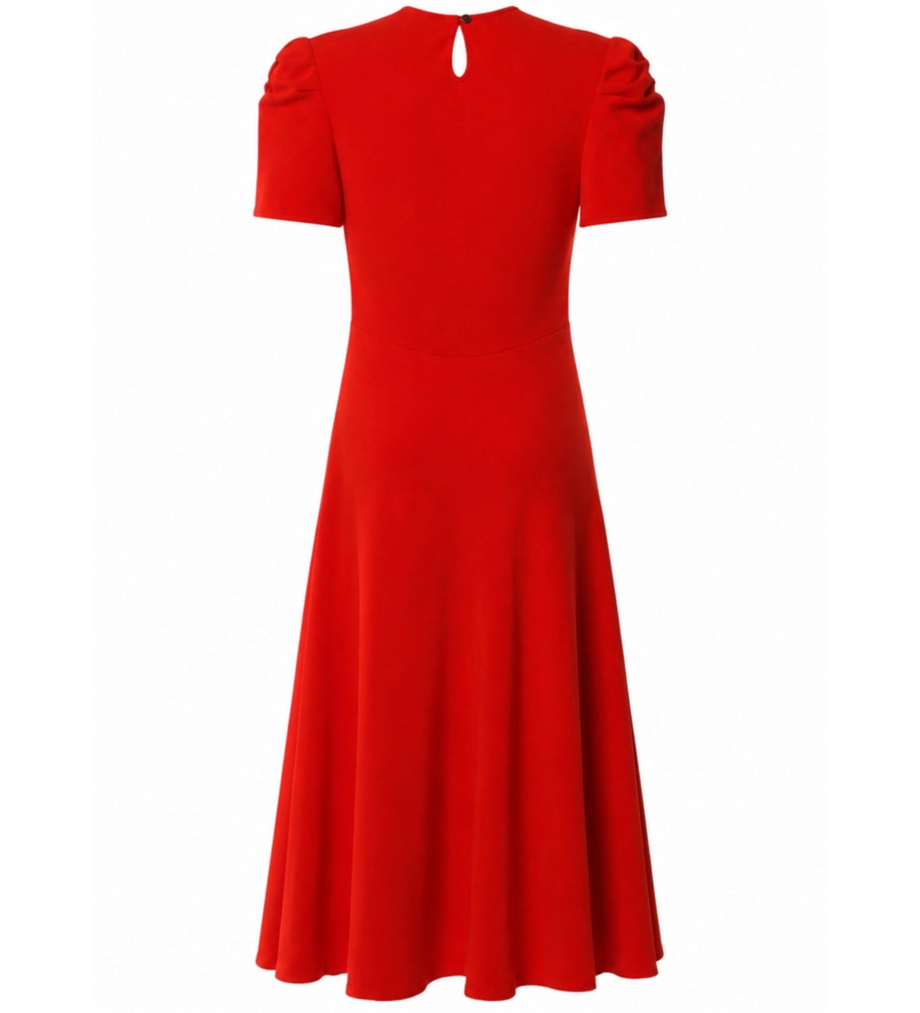 Maggie Marilyn "It's Up To You" Puff-Sleeve Midi Dress