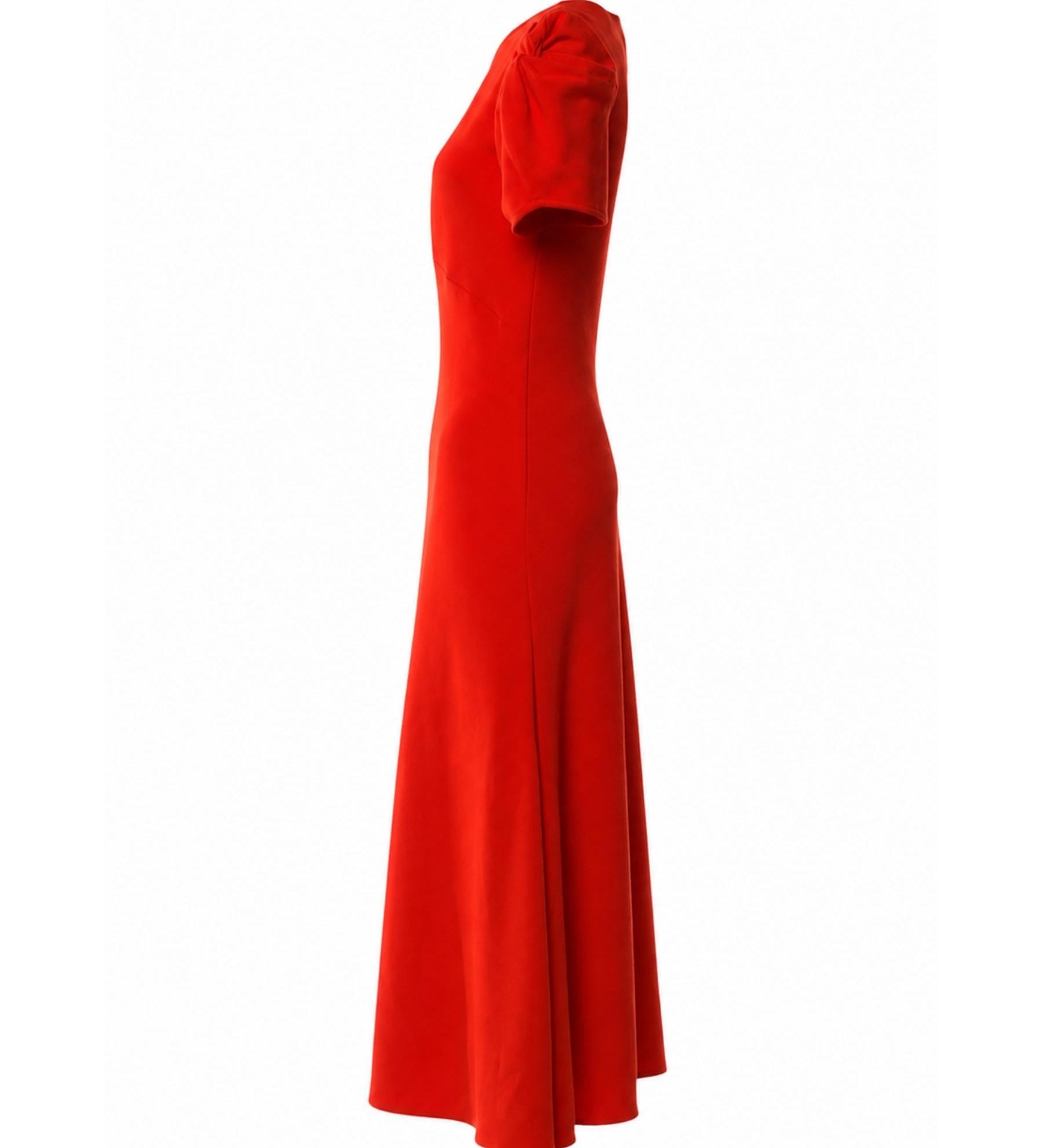 Maggie Marilyn "It's Up To You" Puff-Sleeve Midi Dress