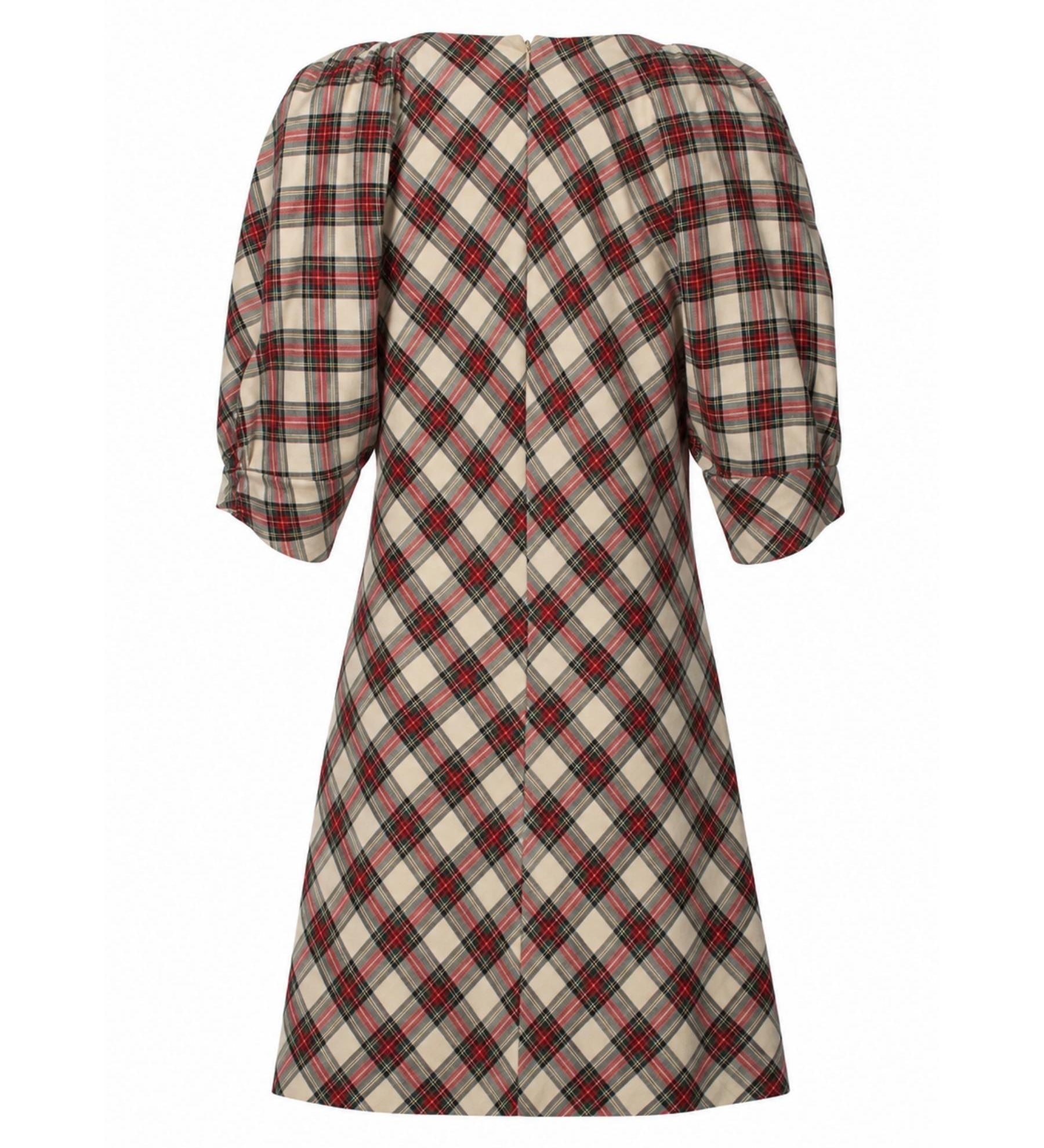 Maggie Marilyn Plaid Print Mini Dress