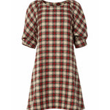 Maggie Marilyn Plaid Print Mini Dress