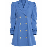Maggie Marilyn Blue Shirt Dress