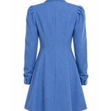 Maggie Marilyn Blue Shirt Dress